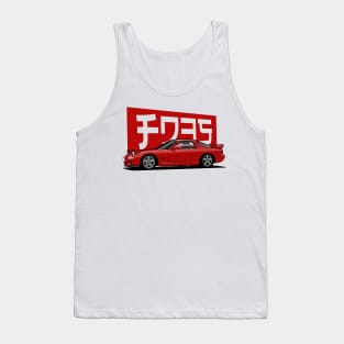 Red rotary Tank Top